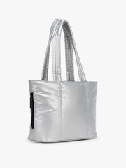 Luka Mini Tote in Silver