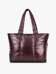 Luka Expandable Laptop Tote in Glazed Dark Cherry