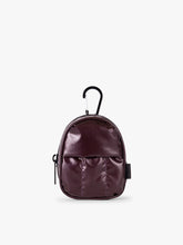 Luka Backpack Zip Bag Charm in Glazed Dark Cherry