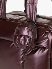 Luka Backpack Zip Bag Charm in Glazed Dark Cherry