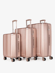 Ambeur 3-Piece Luggage Set in Rose Gold
