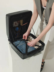 Ambeur Mini Carry-On Luggage in Black