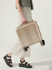 Ambeur Mini Carry-On Luggage in Gold