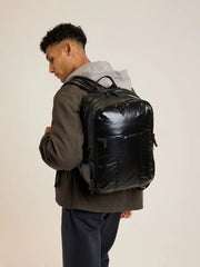Luka 15 inch Laptop Backpack in Glazed Black