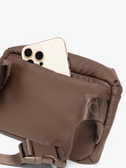 Luka Mini Belt Bag in Walnut