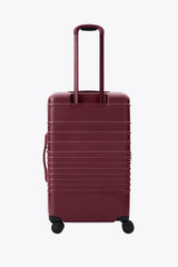 The Medium Check-In Roller in Burgundy
