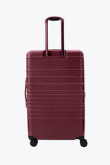 The Large Check-In Roller in Burgundy