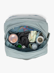 Diaper Backpack with Laptop Sleeve in Bluebell