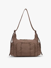 Crossbody Diaper Bag in Hazelnut