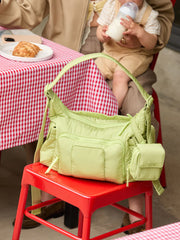 Crossbody Diaper Bag in Lime