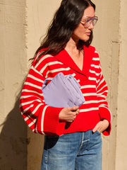 Diaper Changing Pad Organizer in Orchid