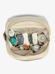Diaper Backpack with Laptop Sleeve in Oatmeal