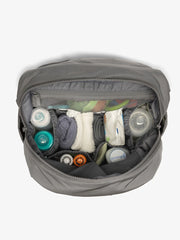Diaper Backpack with Laptop Sleeve in Slate