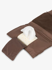 Diaper Changing Pad Organizer in Hazelnut