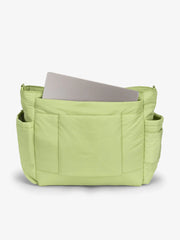 Diaper Tote Bag with Laptop Sleeve in Lime