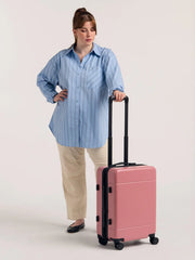 Hue Carry-On Luggage in Mauve
