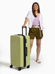 Hue Large Trunk Luggage in Key Lime