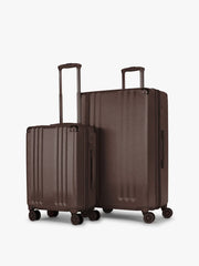 Ambeur 2-Piece Luggage Set in Walnut