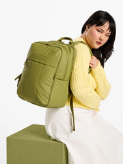 Luka 15 inch Laptop Backpack in Pistachio
