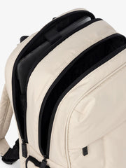 Luka 17 inch Laptop Backpack in Oatmeal