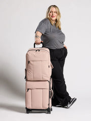 Luka 17 inch Laptop Backpack in Rose Quartz