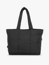 Luka Expandable Laptop Tote in Matte Black