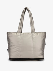 Luka Expandable Laptop Tote in Gunmetal