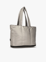Luka Expandable Laptop Tote in Gunmetal