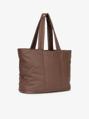 Luka Expandable Laptop Tote in Walnut