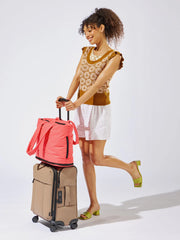 Luka Expandable Laptop Tote in Watermelon