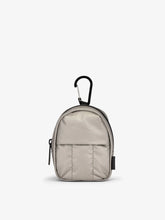 Luka Backpack Zip Bag Charm in Gunmetal