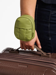 Luka Backpack Zip Bag Charm in Pistachio