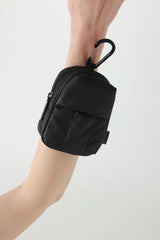 Luka Backpack Zip Bag Charm in Matte Black