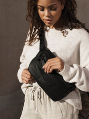 Luka Belt Bag in Matte Black