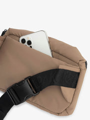 Luka Mini Belt Bag in Chocolate