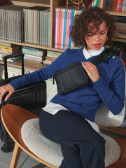 Luka Mini Belt Bag in Matte Black