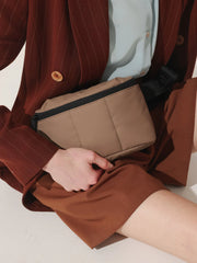 Luka Mini Belt Bag in Chocolate
