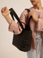 Luka Mini Tote in Matte Black