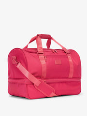 Stevyn Duffel Bag with Shoe Compartment in Dragonfruit