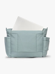Diaper Tote Bag with Laptop Sleeve in Bluebell