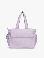 Diaper Tote Bag with Laptop Sleeve in Orchid