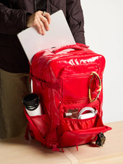 Terra 26L Laptop Duffel Backpack in Red