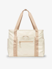 Terra 35L Water Resistant Zip Tote Bag in White Sands