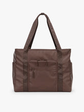Terra 35L Water Resistant Zip Tote Bag in Walnut