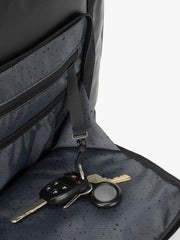 Terra 35L Water Resistant Zip Tote Bag in Matte Obsidian