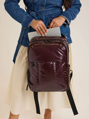 Luka 15 inch Laptop Backpack in Glazed Dark Cherry