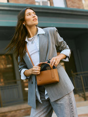 Haven Mini Crossbody Bag in Toffee