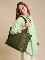 Luka Expandable Laptop Tote in Pine
