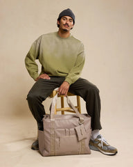 Terra 35L Water Resistant Zip Tote Bag in Stone