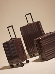 Ambeur 3-Piece Luggage Set in Walnut